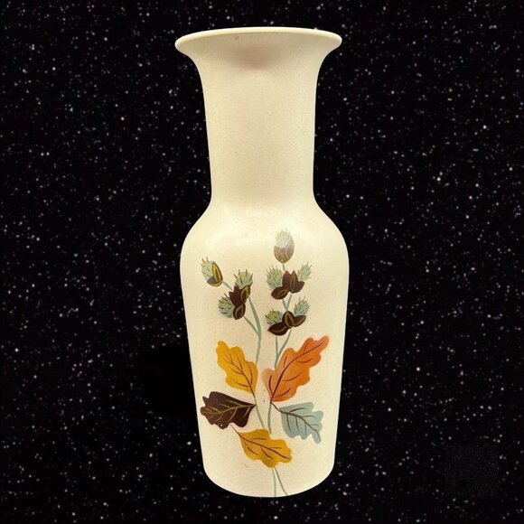 Ellgreave Hand Painted Vase Made in England Art Pottery English Vase 12”T 4”W - Picture 1 of 11